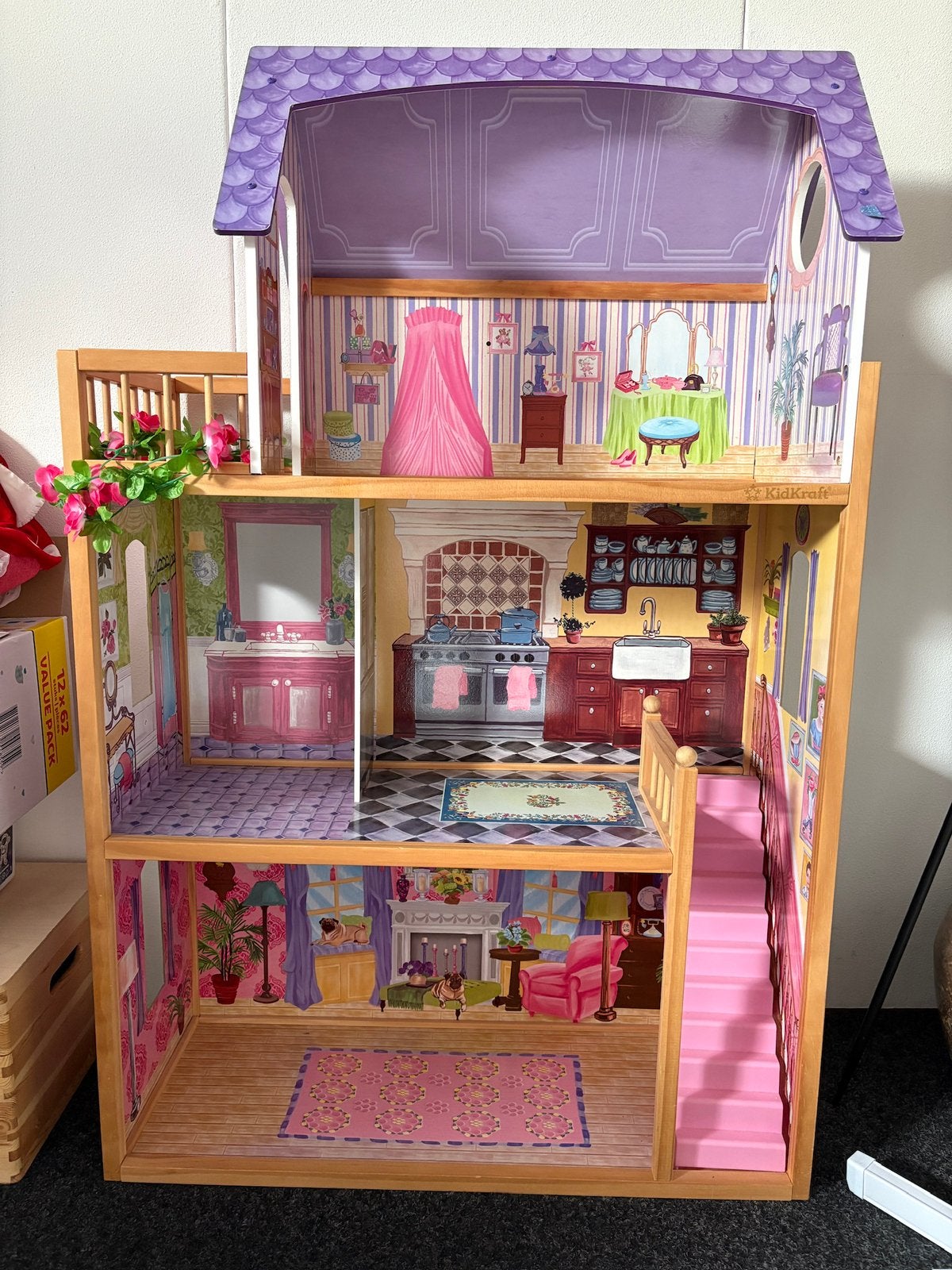 Kidscraft barbiehuis, Ophalen, Zo goed als nieuw, Toebehoren
