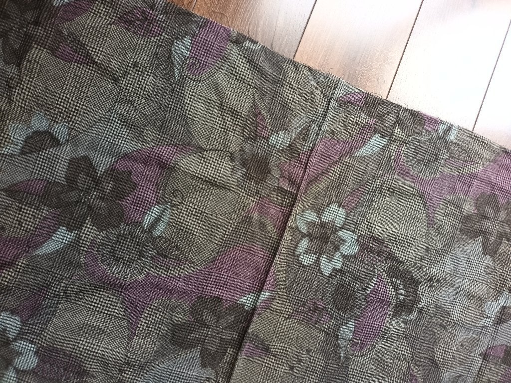 Bruine lap stof bruin met patroon ong 150 x 380 cm, Bruin, 120 cm of meer, 200 cm of meer, Ophalen of Verzenden