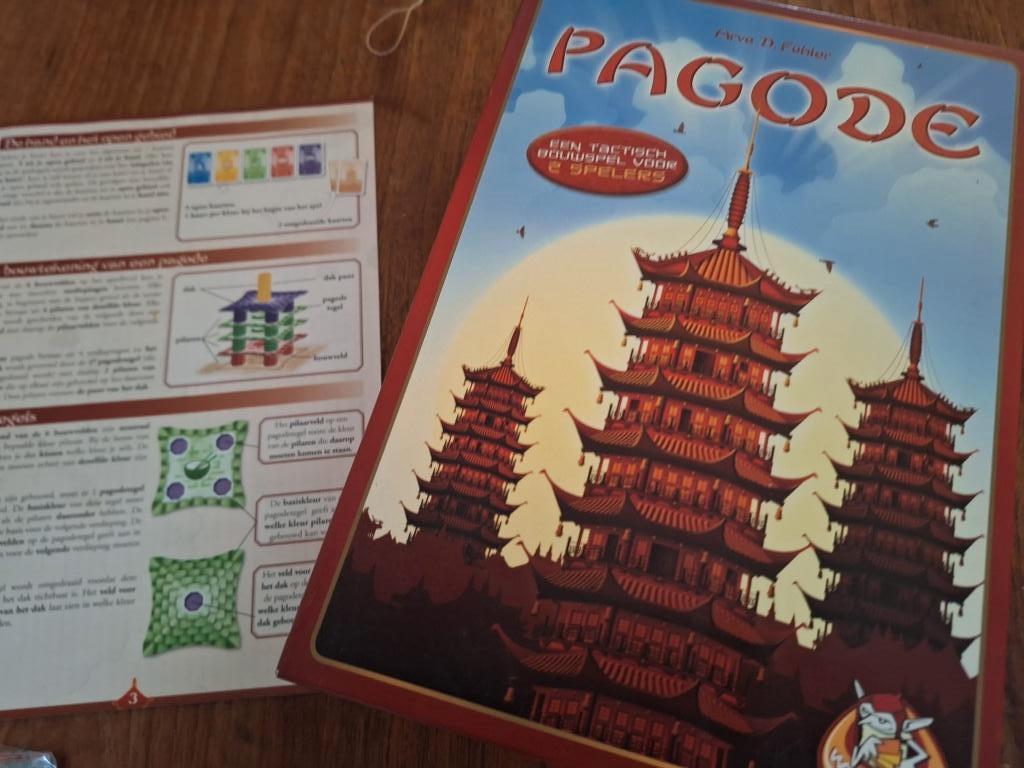 pagode        gezelschapsspelspel, Een of twee spelers, Ophalen of Verzenden, Zo goed als nieuw