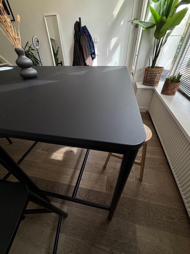 IKEA TOMMARYD hoge tafel / bartafel — 130x70x105 cm, Huis en Inrichting, Tafels | Statafels, Ophalen, Zo goed als nieuw