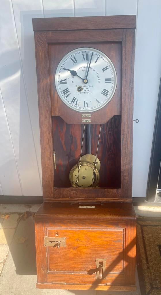 Gledhill Brooks Time recorder prikklok, Ophalen
