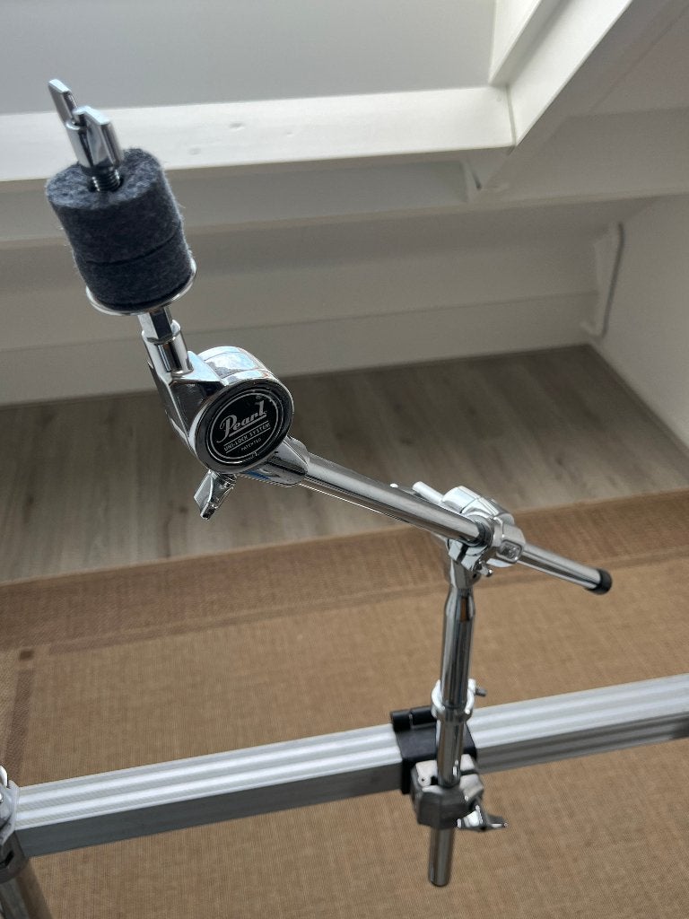 Pearl CH-80 Boom Cymbal Arm with Geared Tilter, Ophalen of Verzenden, Zo goed als nieuw, Drums of Percussie