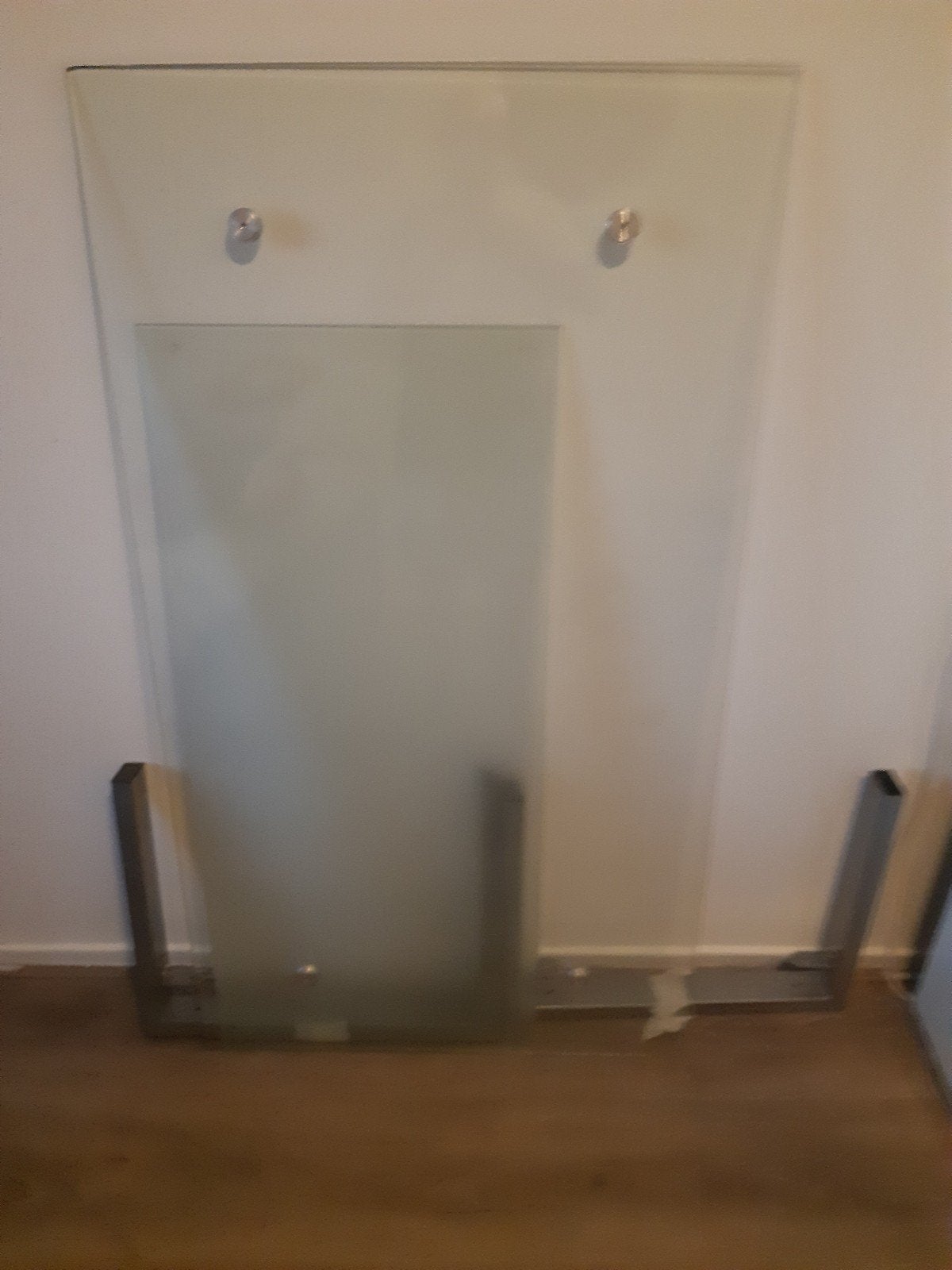 Glazentafel met schroeven, Huis en Inrichting, Gebruikt, Ophalen of Verzenden, 100 tot 125 cm, Minder dan 100 cm