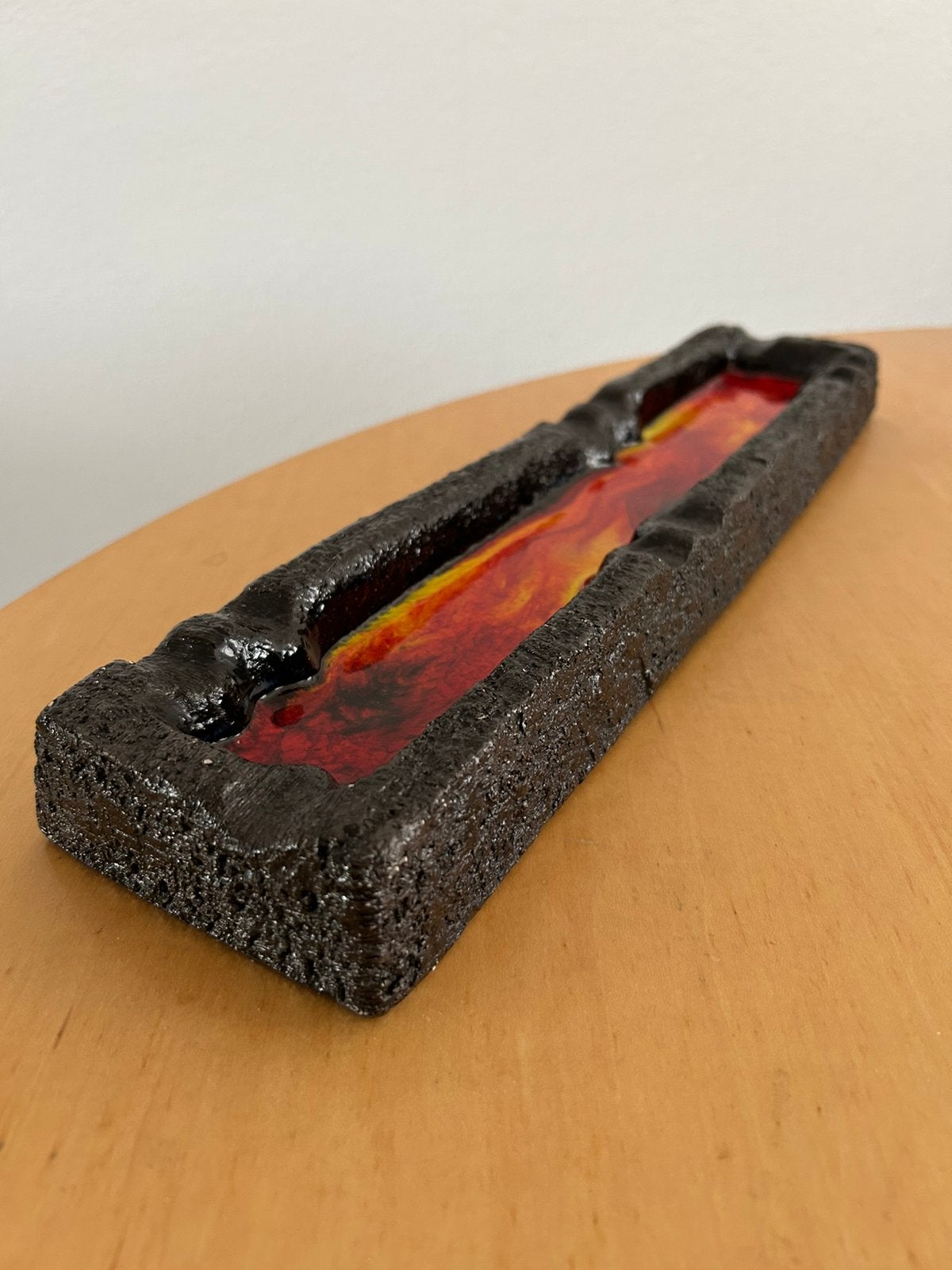 Grote fat lava asbak schaal Jan van Erp, Ophalen of Verzenden