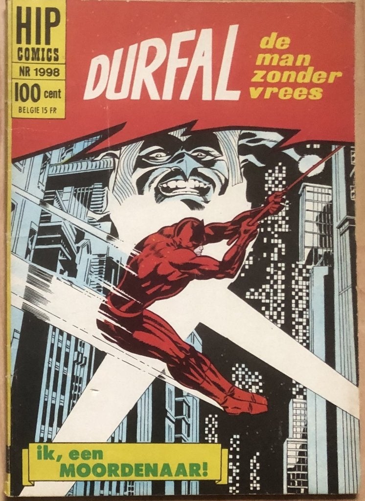 DURFAL - DE MAN ZONDER VREES - IK, EEN MOORDENAAR! (1969), Eén comic, Ophalen of Verzenden, Zo goed als nieuw, Europa