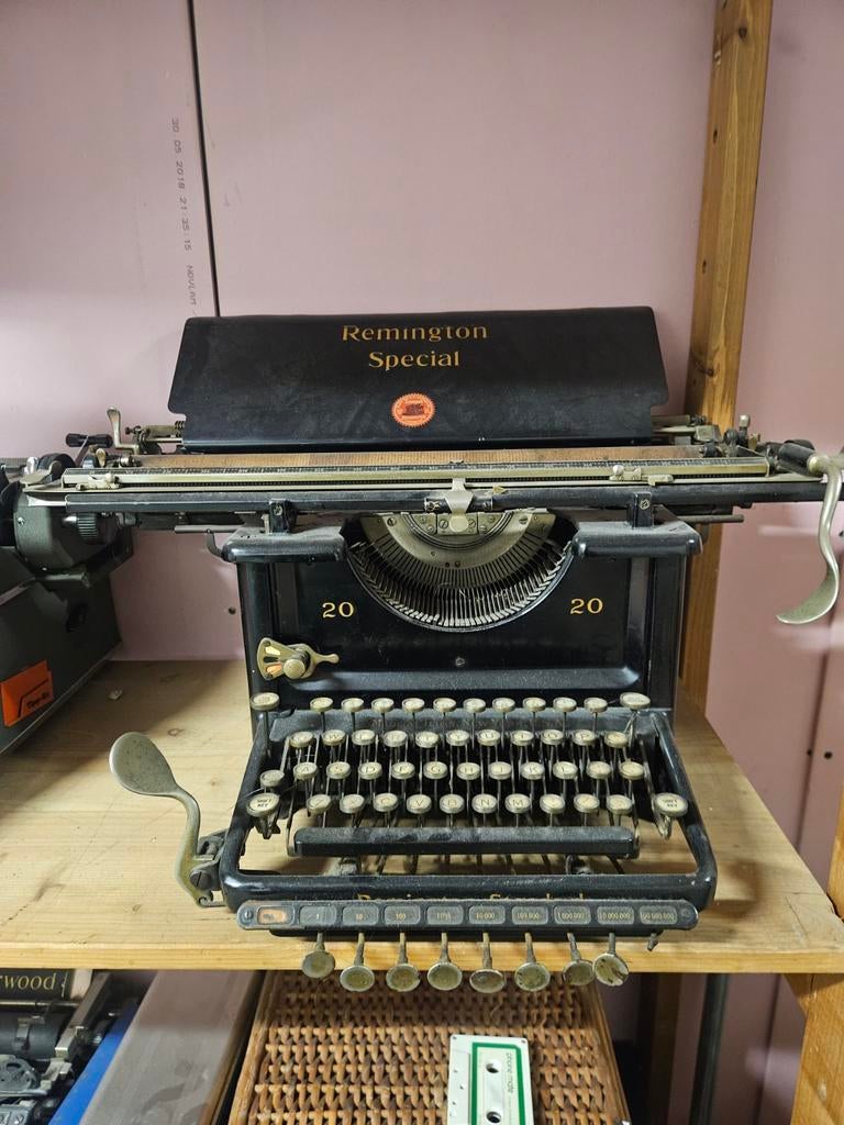 Rare Remington special 2020 large carriage typewriter, Ophalen