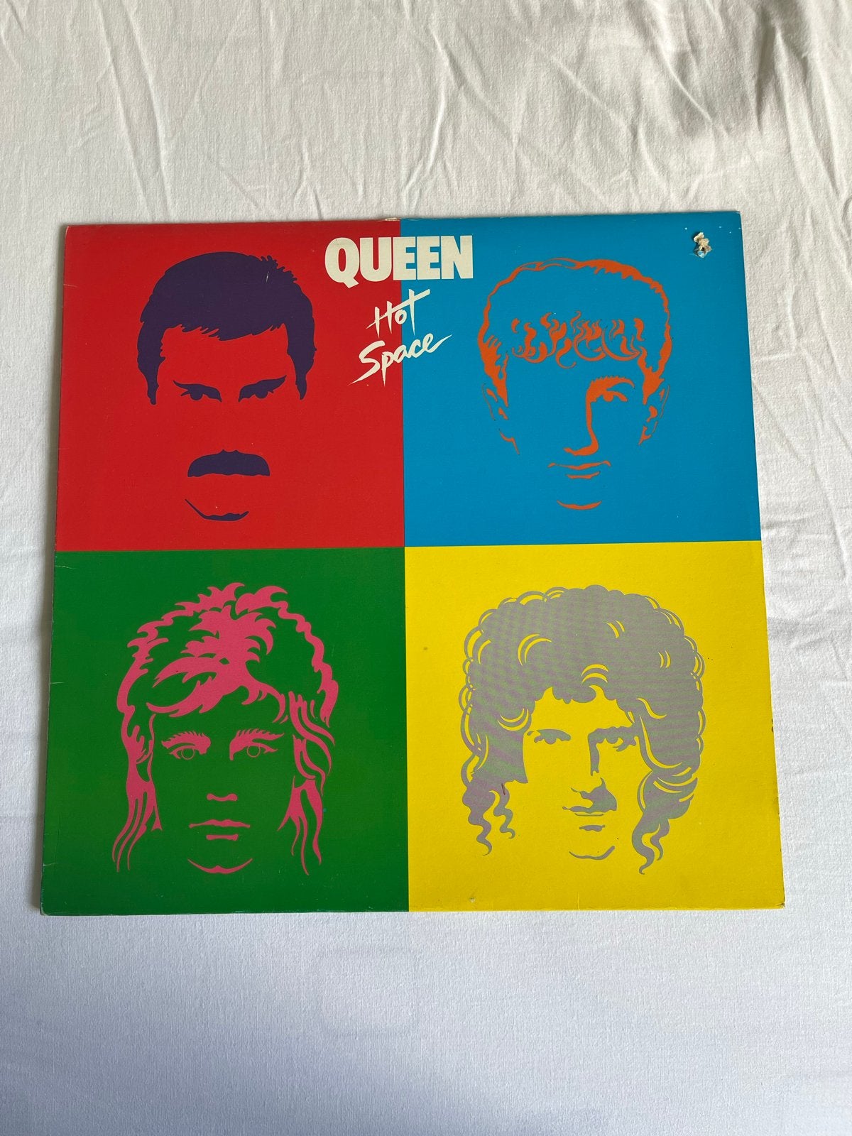 Queen - Hot Space LP (Conditie: Gebruikt), LP, Rock, Gebruikt, Ophalen of Verzenden