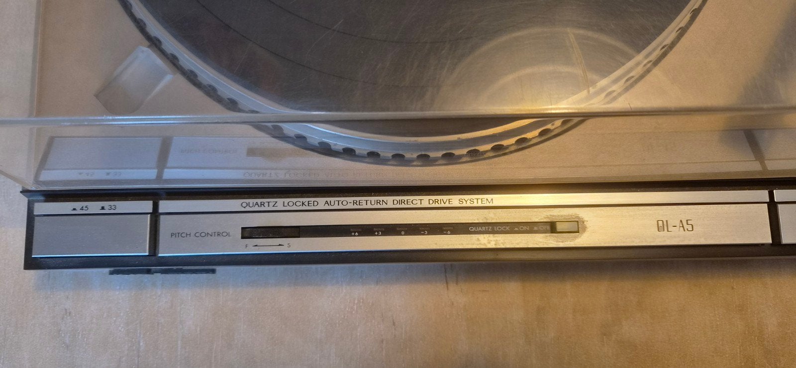 JVC quartz lock platenspeler, Ophalen of Verzenden, Gebruikt