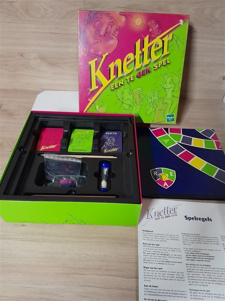 Knetter een te gek spel - s5265, Hobby en Vrije tijd, Gezelschapsspellen | Bordspellen, Verzenden, Zo goed als nieuw