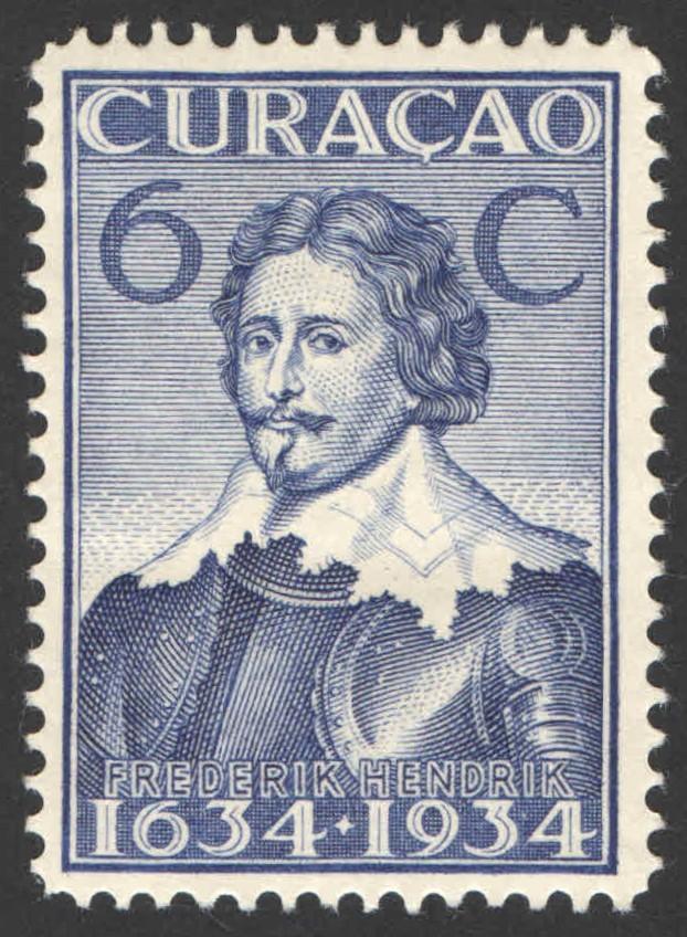 Curacao NVPH nr 109 ongebruikt Vestiging Gezag 1934, Postzegels en Munten, Ophalen of Verzenden, Postfris