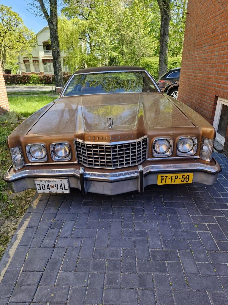Ford Usa Thunderbird 7.5 AUT 1973 Bruin, Auto's, Automaat, Bruin, Particulier, Thunderbird