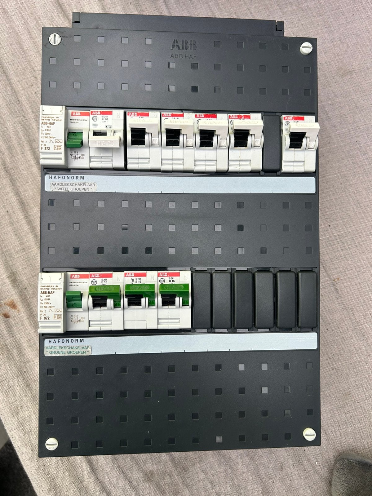 Abb groepenkast, Ophalen of Verzenden, Gebruikt, Overige typen
