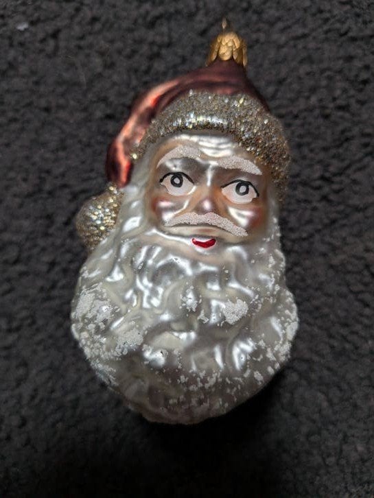 Vintage oude kersthanger kerstman, Antiek en Kunst, Ophalen of Verzenden