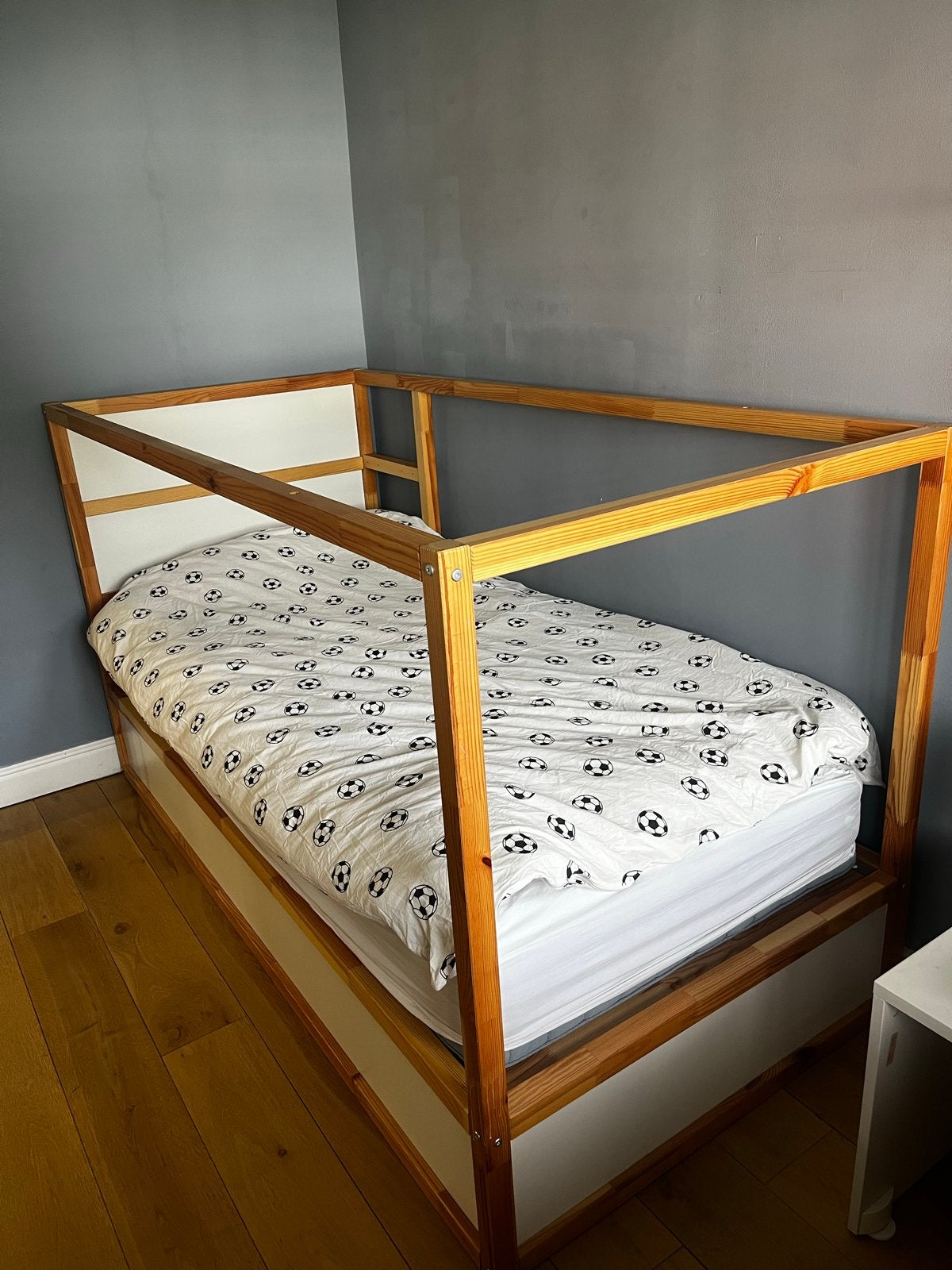 Omkeerbaar bed 90x200, Ophalen, Gebruikt, 90 cm, 200 cm