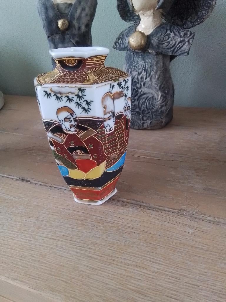 Japanse bloemen vaasje, Ophalen of Verzenden