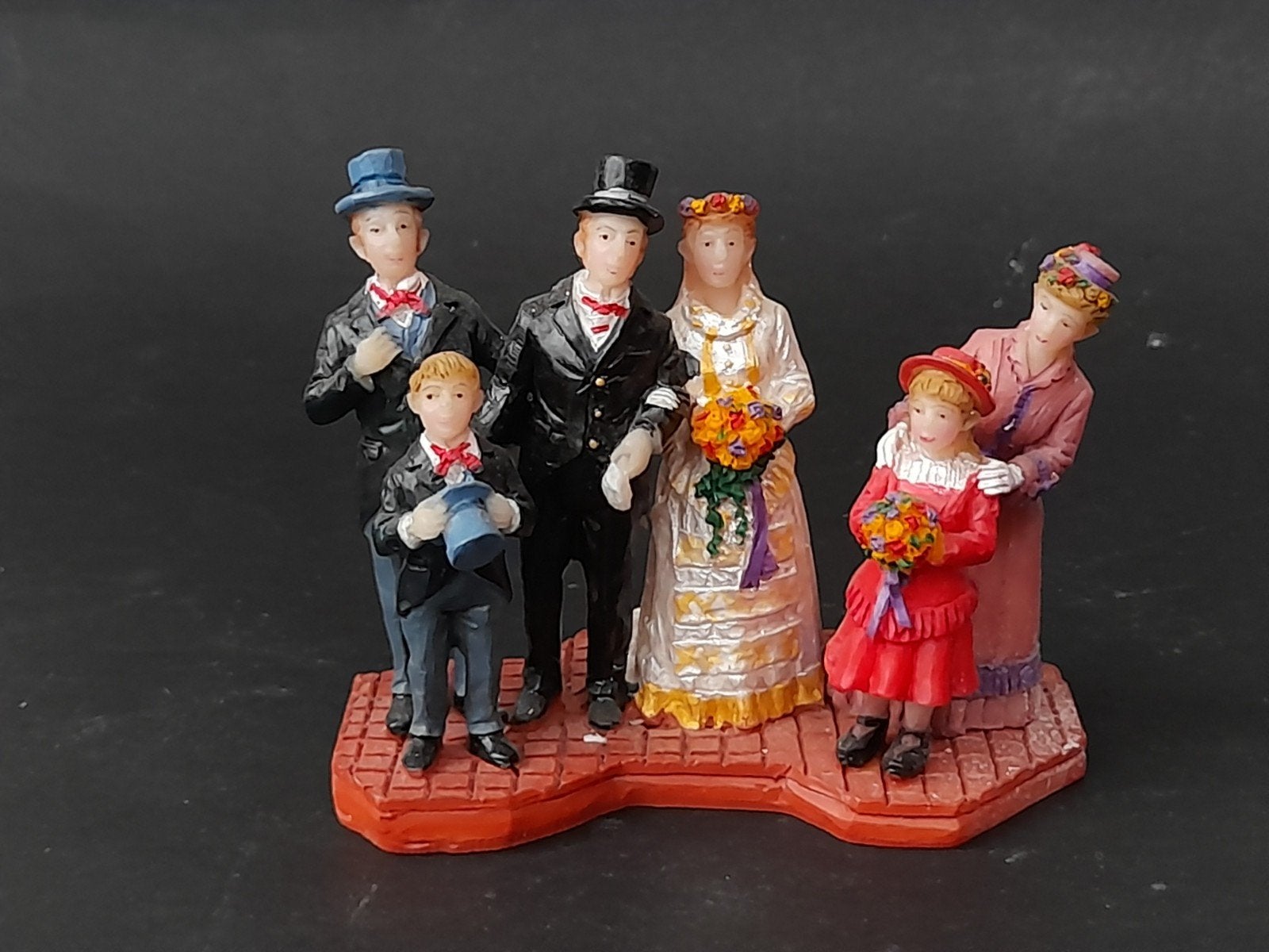 lemax kerst figuur f33 wedding party kerstdorp kersthuisjes, Ophalen of Verzenden