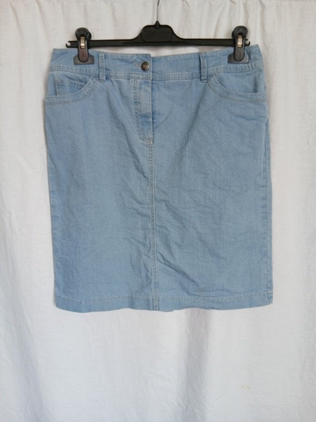 Stoere spijkerrok mt M merk Gerry Weber, Maat 38/40 (M), Blauw, ., Ophalen of Verzenden