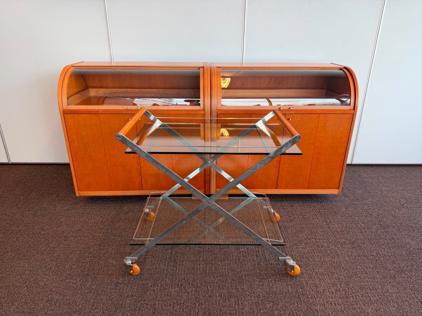 Italiaanse trolley -  barcart - barwagen - serveerwagen, Huis en Inrichting, Tafels | Bijzettafels, Ophalen