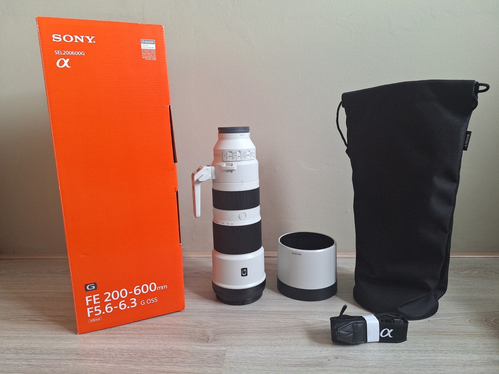Sony FE 200-600mm F5.6-6.3 G OSS met factuur en garantie, Ophalen, Sony E-mount, Telelens, Zo goed als nieuw