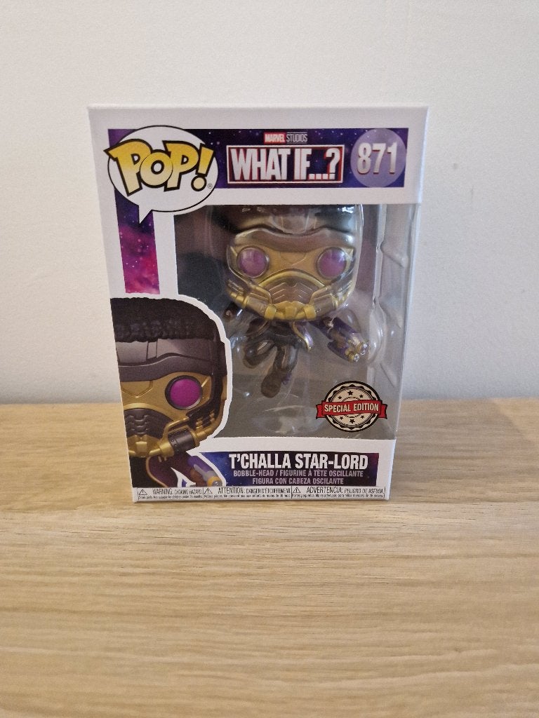 Funko Pop! Marvel What If...? T'Challa Star-Lord [871], Ophalen of Verzenden