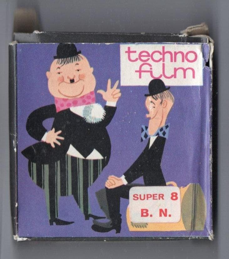 Stan Laurel Oliver Hardy Charlie Chaplin Techno film 1970, Verzenden, Gebruikt, Film, Overige typen