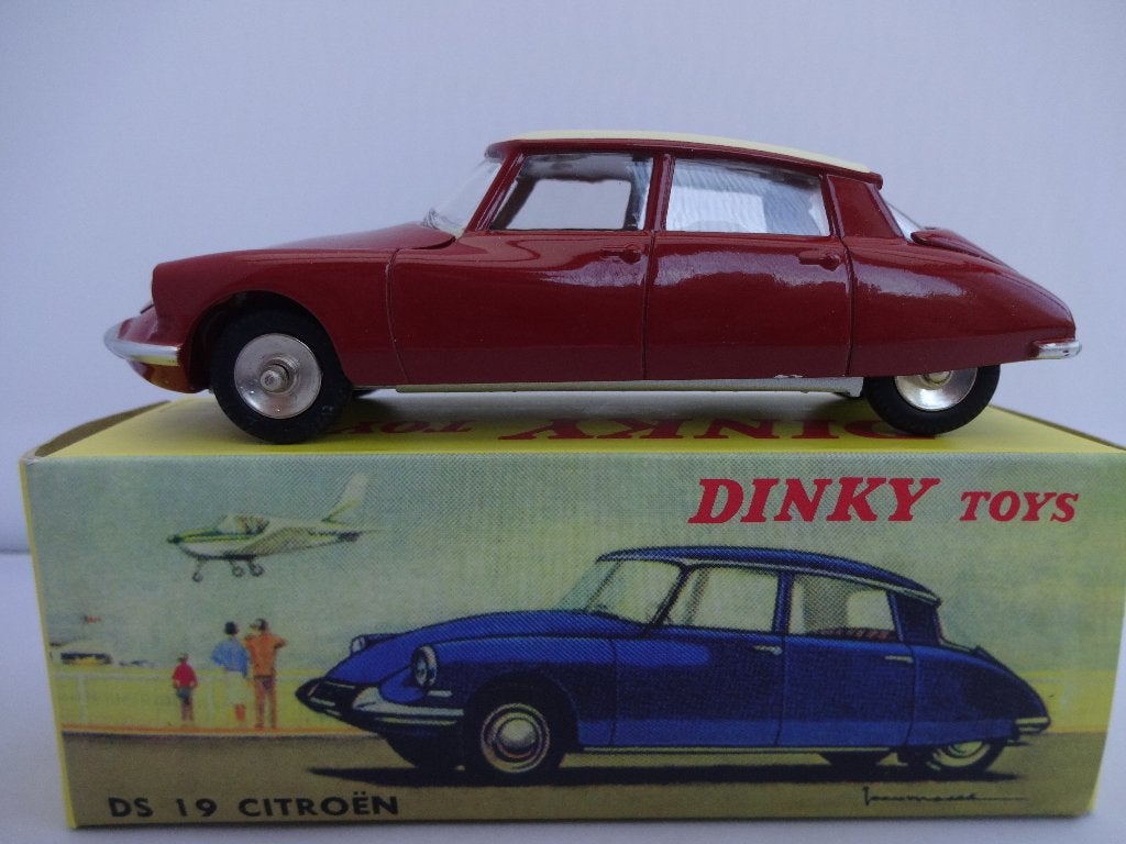 Citroen DS19 rood met wit dak nr: 530 van Dinky Toys 1:43, Hobby en Vrije tijd, Modelauto's | 1:43, Ophalen of Verzenden, Nieuw