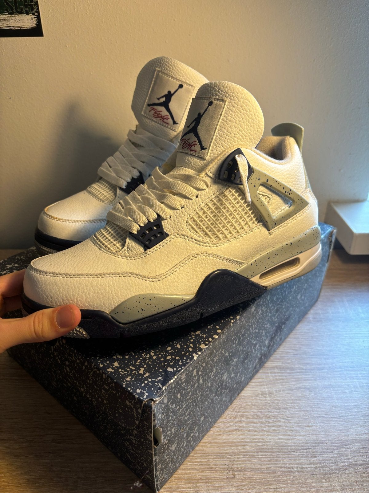 Air Jordan 4 midnight navy 43, Kleding | Heren, Schoenen, Ophalen of Verzenden, Zo goed als nieuw, Blauw