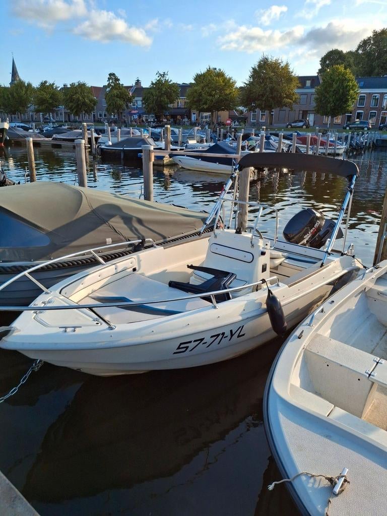 Consoleboot  Nautica 470 /suzuki40 pk,boottrailer, set, Watersport en Boten, Viertaktmotor, 5 m, Ophalen of Verzenden, 40 pk