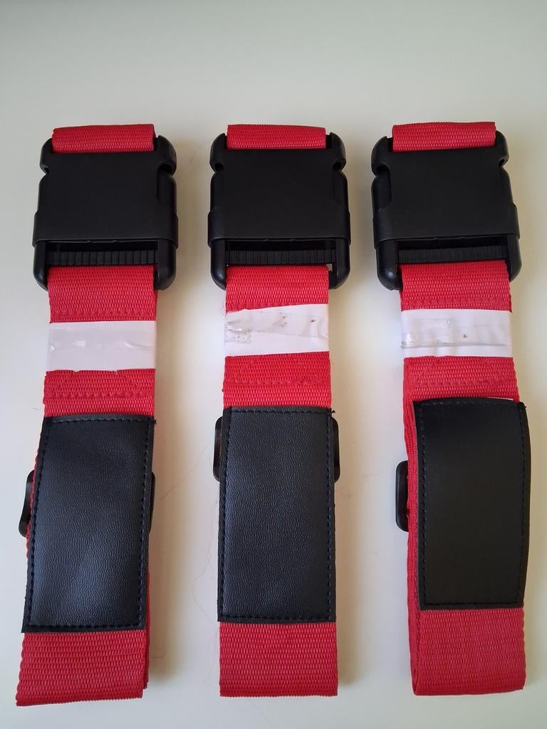 3x bagageriem, kofferriem | prijs per stuk, Overige materialen, Nieuw, Ophalen of Verzenden, 70 cm of meer