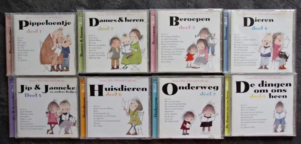 Complete Annie M.G. Schmidt Liedjes Collectie - 8 CD, Boeken, Luisterboeken, Verzenden, Annie M.G. Schmidt, Cd, Kind