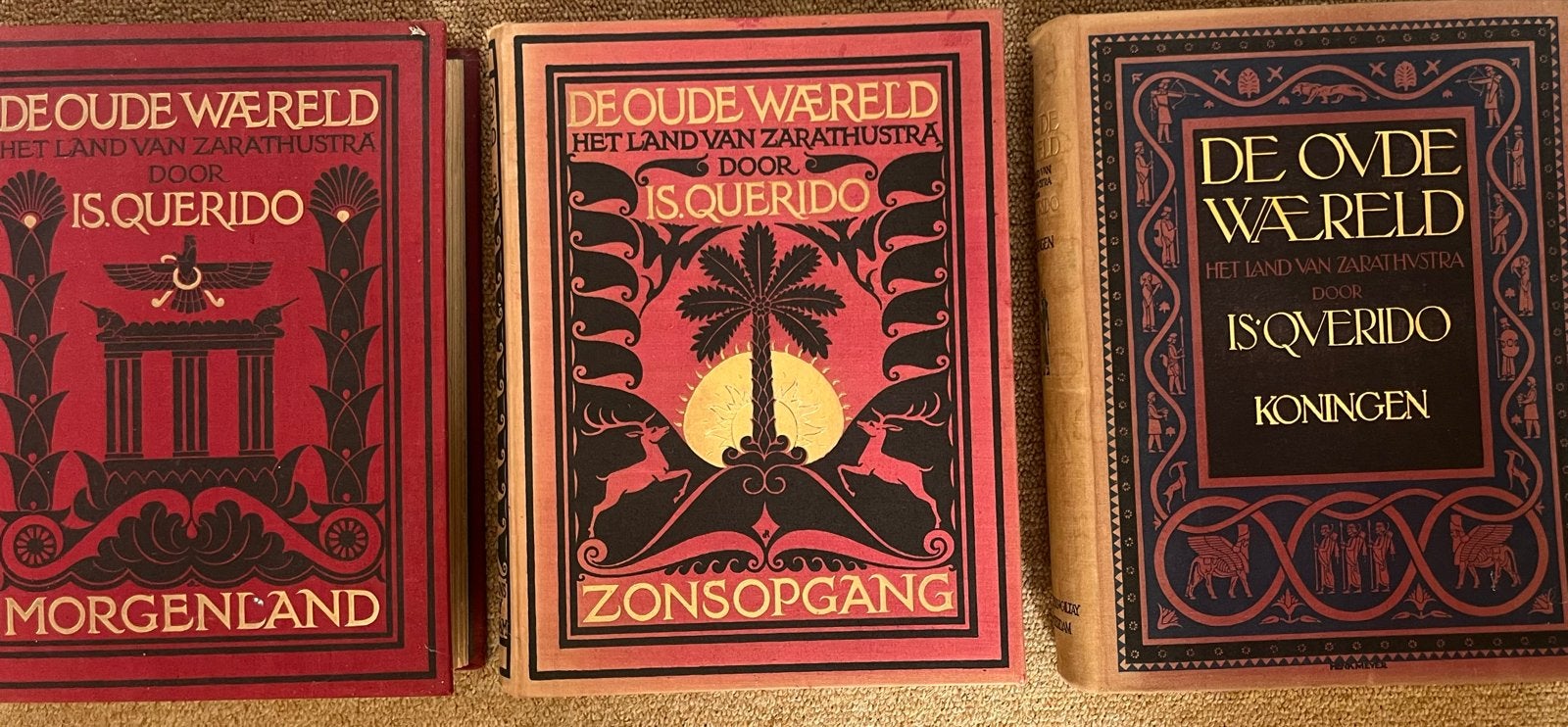 De Oude Wereld - Is. Querido - Complete set (3 delen), Ophalen of Verzenden, Gelezen, Nederland