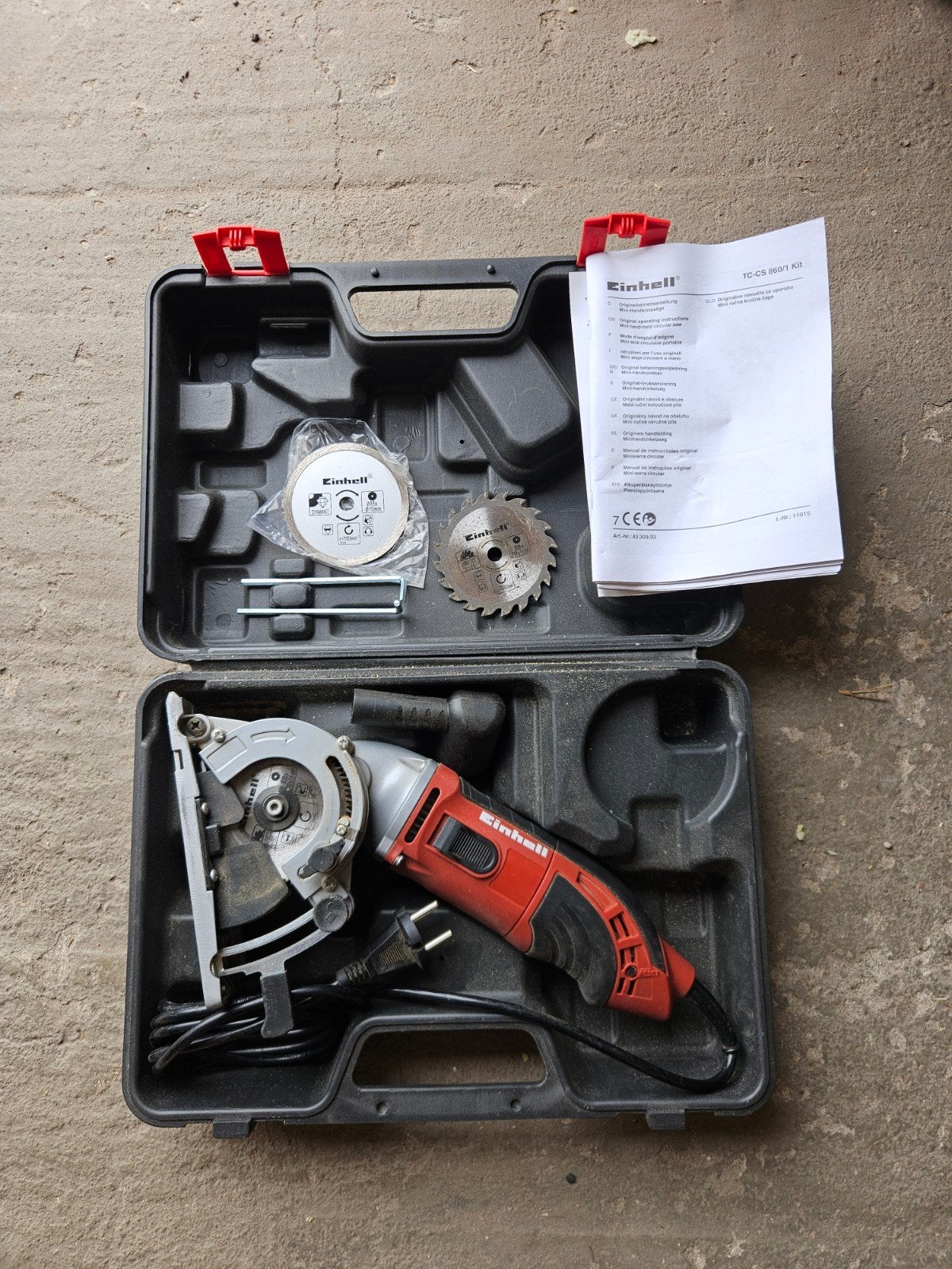 Einhell invalzaag, Doe-het-zelf en Verbouw, Gereedschap | Zaagmachines, Ophalen, Minder dan 30 mm, Gebruikt, Invalzaag