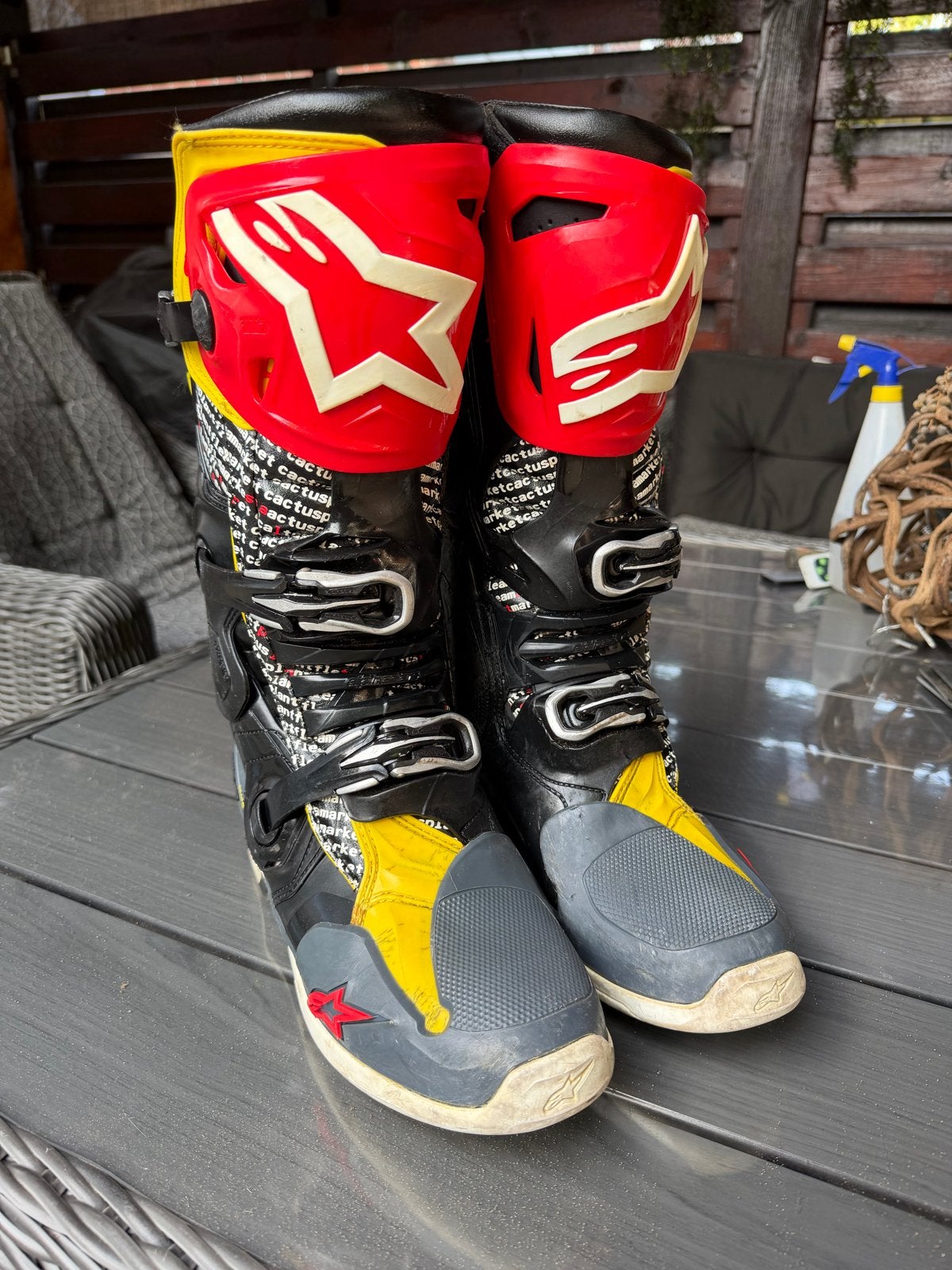 Alpinestars Tech 10 Crosslaarzen - Maat 44,5, Motoren, Kleding | Motorkleding, Ophalen of Verzenden, Tweedehands, Heren, Laarzen