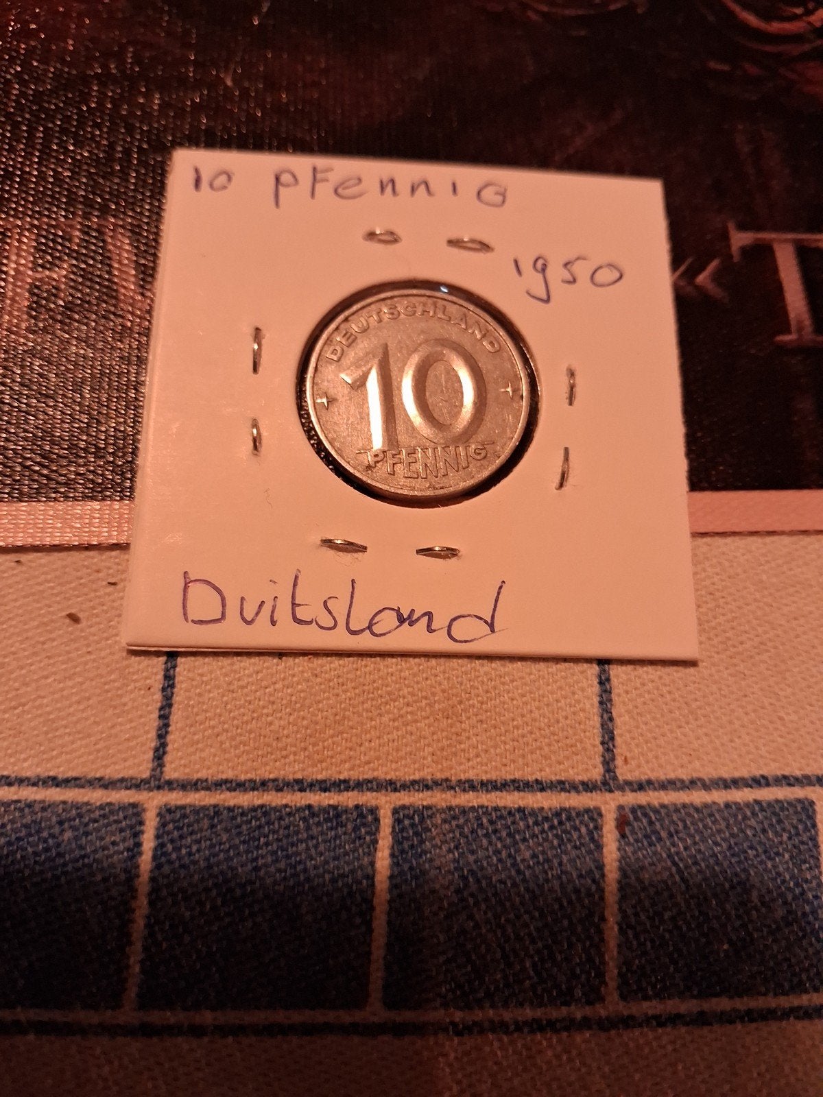 10 Pfennig Duitsland 1950 - Zeldzame Munt, Ophalen of Verzenden