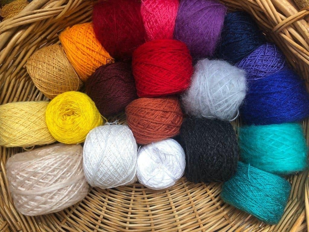Restjes garen diverse kleuren, Ophalen of Verzenden, Zo goed als nieuw, Breien of Haken, Wol of Garen