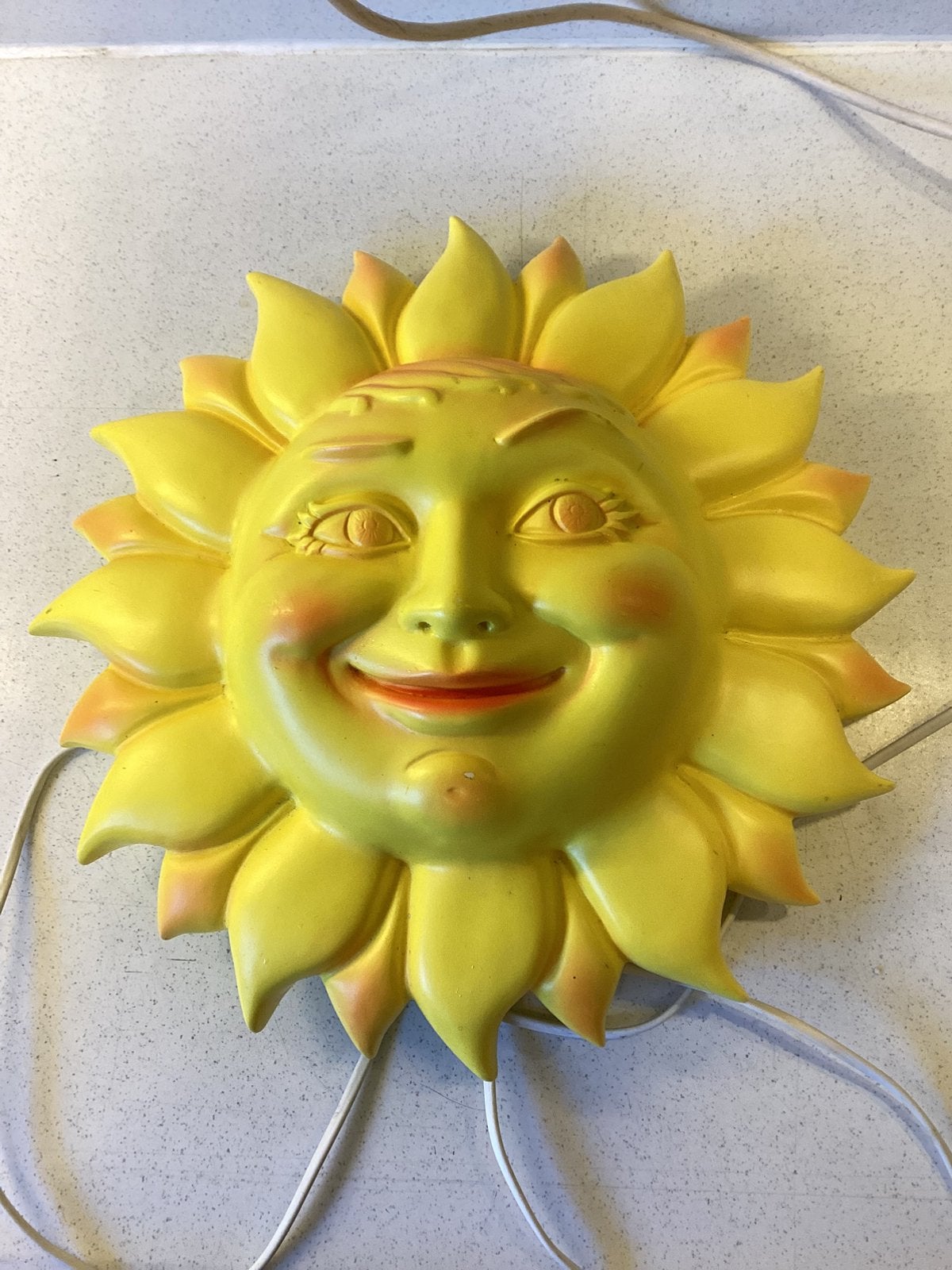 een vintage Heico sollamp, Kunststof, Gebruikt, E14 (klein), Ophalen of Verzenden