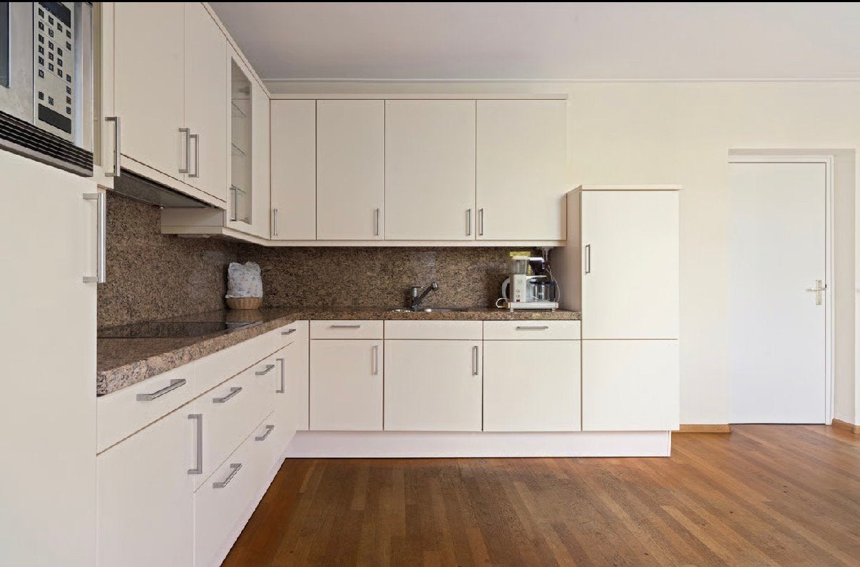 Siematic hoekkeuken met siemens apparatuur, Huis en Inrichting, Ophalen, Gebruikt, Graniet of Steen, Hoekkeuken