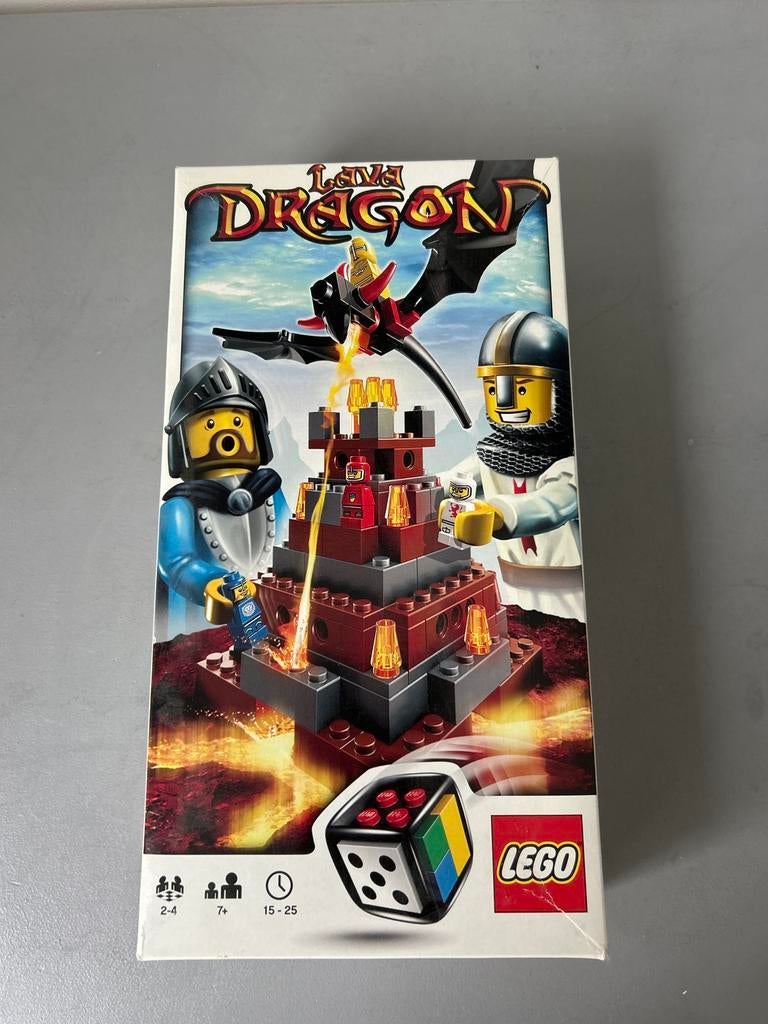 Lego Lava Dragon 3838 Bordspel - Compleet met doos, Ophalen, Zo goed als nieuw, Complete set, Lego
