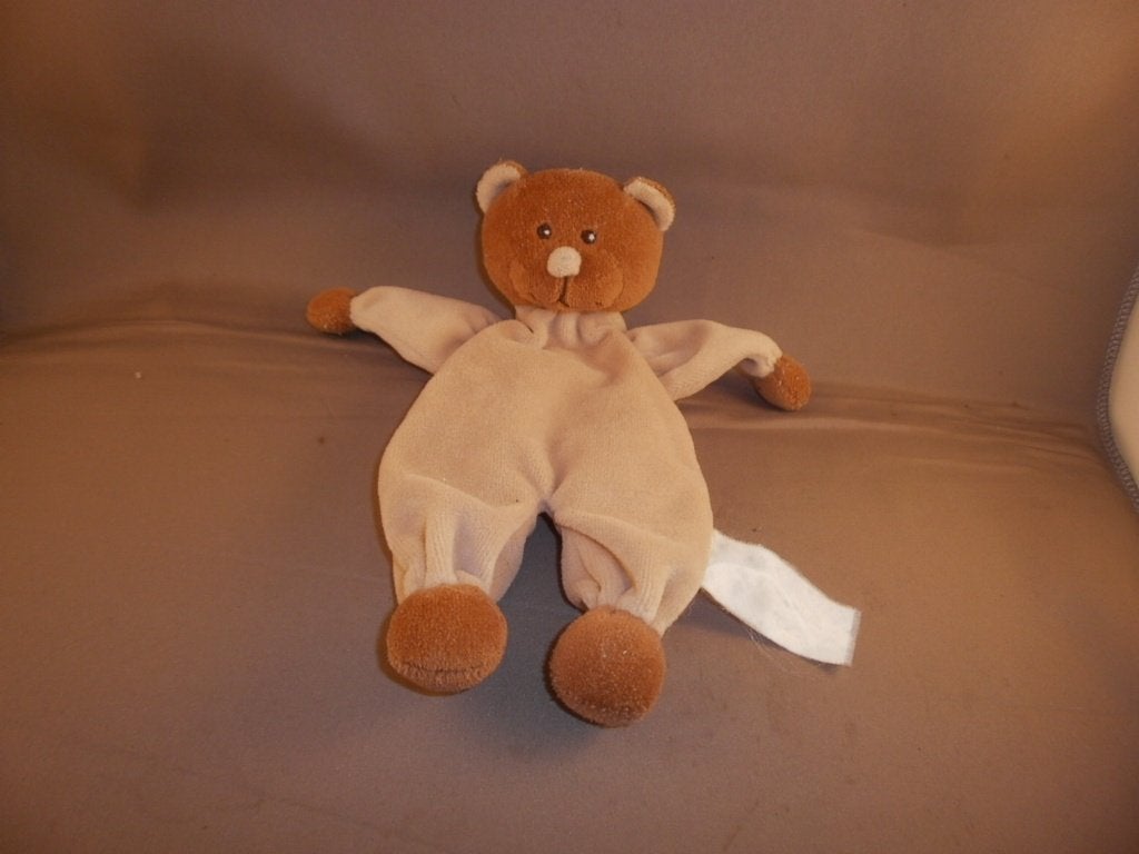 vintage Evora beer tweekleurig bruin knisper in lijf 20 cm, Overige typen, Ophalen of Verzenden, Zo goed als nieuw, Met label