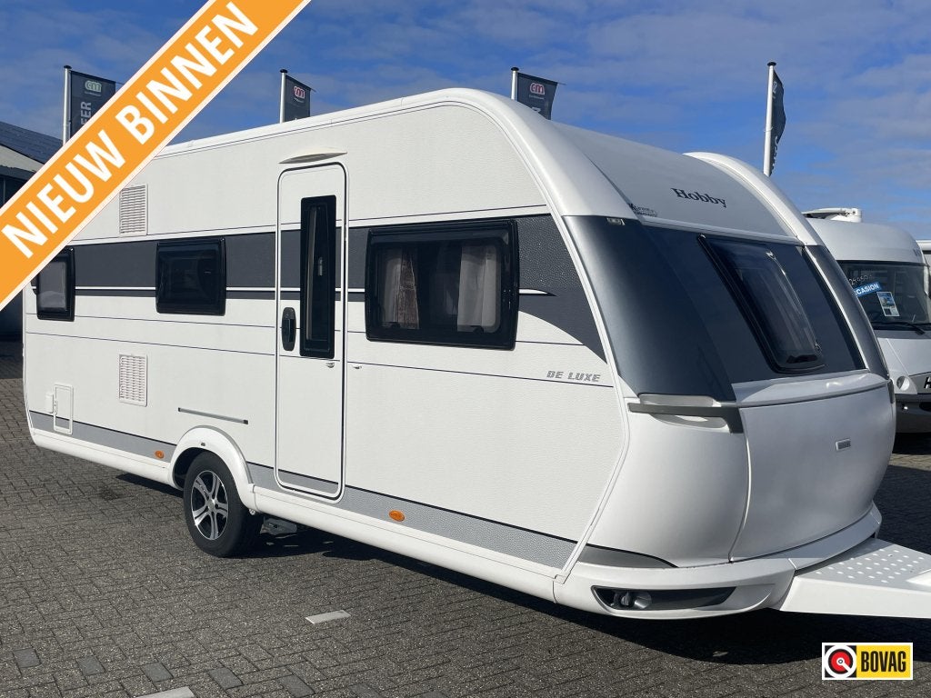Hobby De Luxe 545 KMF MOVER/VOORTENT/TV/VLOERVERWARMING, Hobby, Bedrijf, Treinzit, Serviceluik