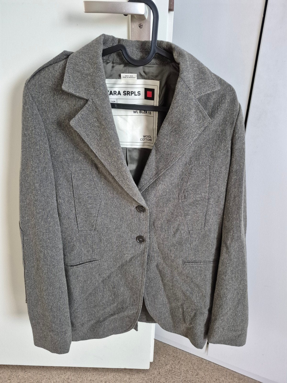 Zara SRPLS Wollen Jasje Maat XS, Zara SRPLS, Ophalen of Verzenden, Zo goed als nieuw, Jasje