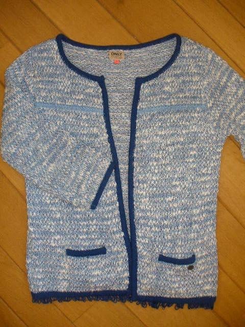 ONLY vest colbert blauw wit M, Kleding | Dames, Only, Ophalen of Verzenden, Zo goed als nieuw, Blauw