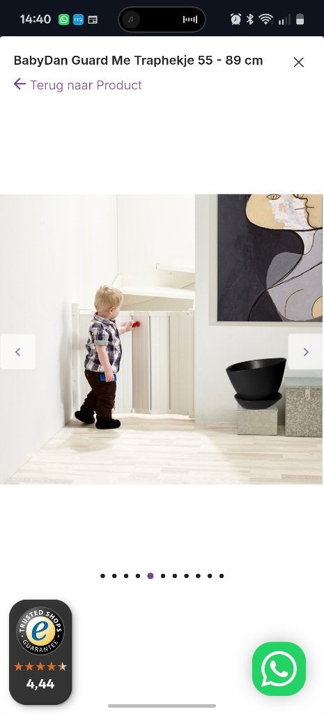 3 x Traphekje +/- 100 cm Flex Babydan, Ophalen, Overige materialen, 100 tot 115 cm, Zo goed als nieuw