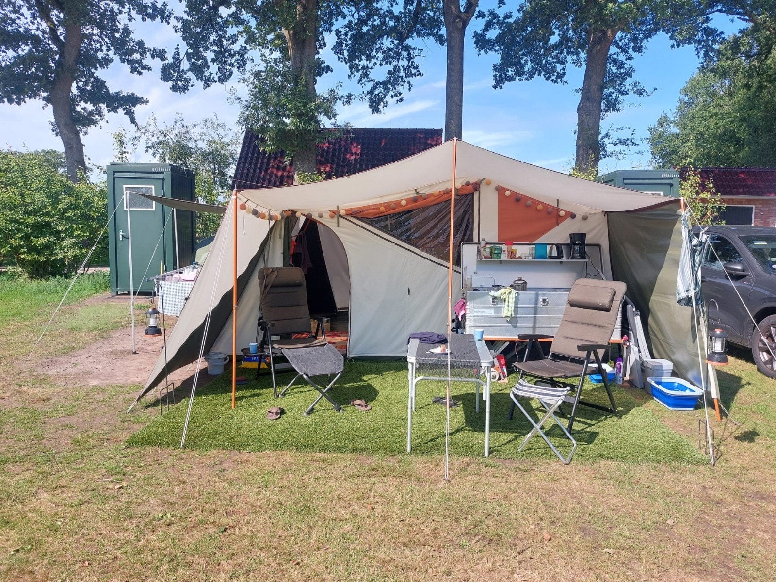 Holtkamper Cocoon XL uit 2006 met Base Kitchen XXL, Caravans en Kamperen, Ophalen, Aanwezig, Holtkamper