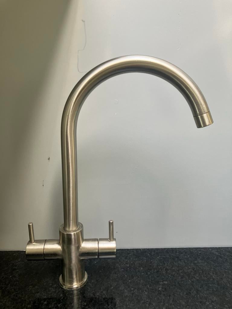 Moderne RVS Keukenkraan, Minder dan 50 cm, Gebruikt, Ophalen of Verzenden, Minder dan 100 cm