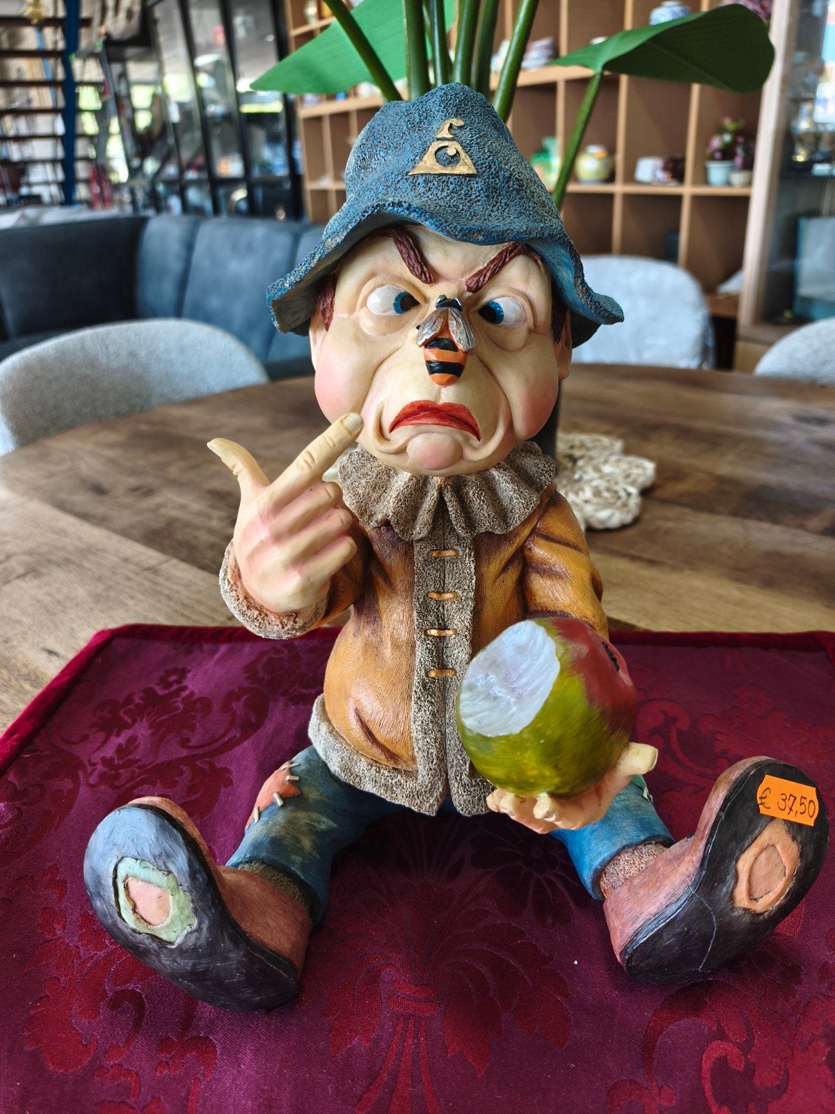Efteling Laaf Beeld "Lom" met Appel & Bij – Laaf Products, Verzamelen, Ophalen of Verzenden, Zo goed als nieuw, Beeldje of Poppetje