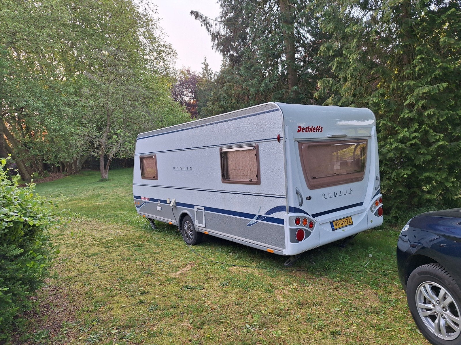 Dethleffs Beduin 5.10 met mover en aparte bedden, Caravans en Kamperen, Mover, Particulier, Dethleffs, 5 tot 6 meter