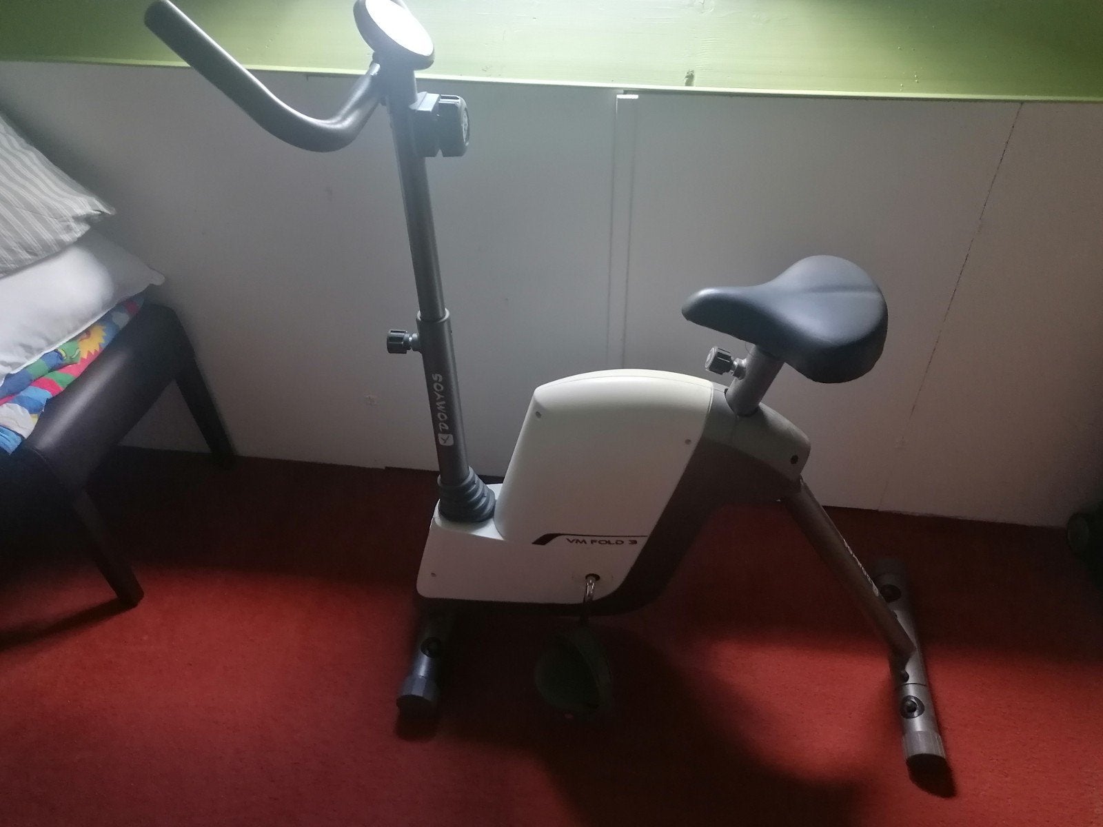 Domyos VM FOLD 3 Hometrainer - Compact en Opvouwbaar, Ophalen, Gebruikt, Metaal, Benen