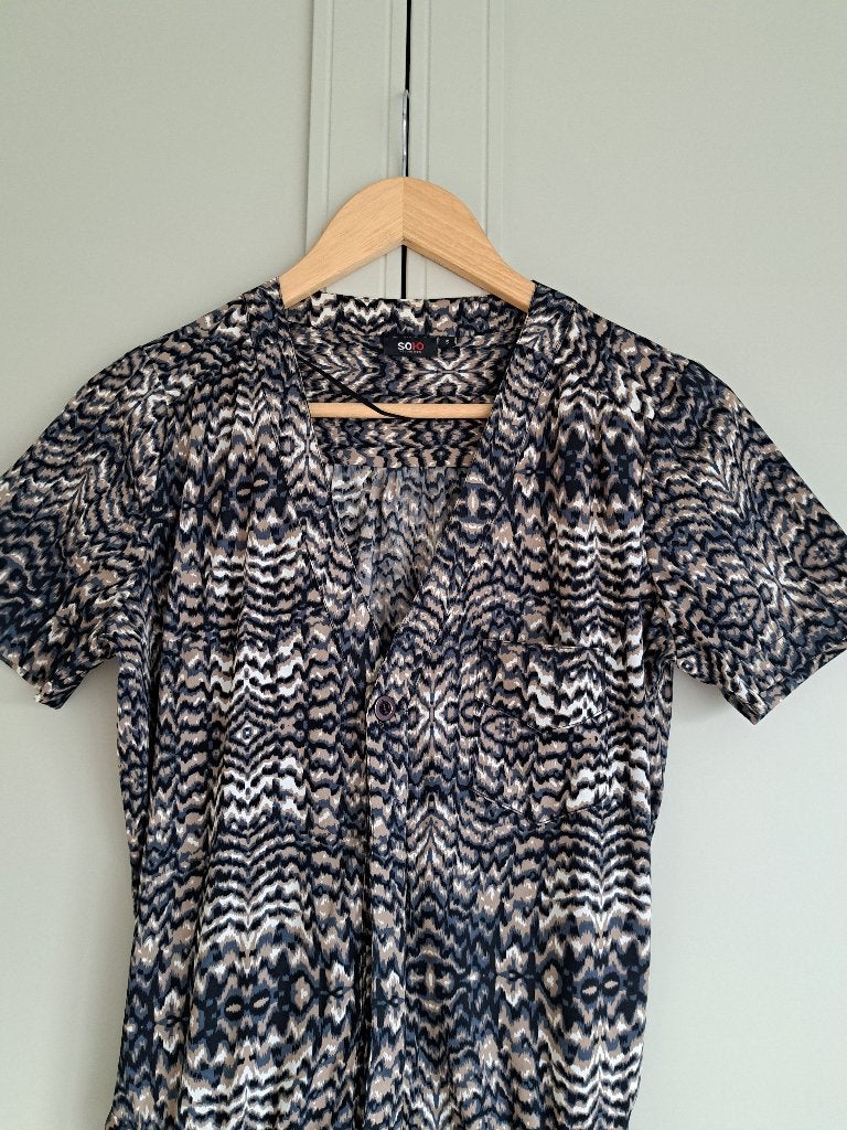 Soho prachtige jumpsuit, maat S., Kleding | Dames, Jumpsuits, Blauw, Soho, Ophalen of Verzenden, Zo goed als nieuw