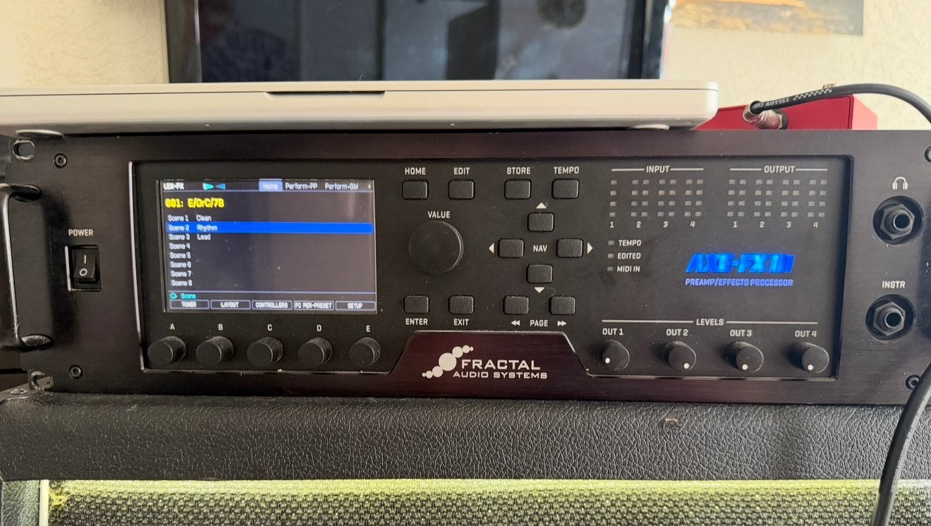 Fractal Audio Axe-Fx 3 met FC-12 MK2 en Laney LFR-212, Ophalen of Verzenden, Zo goed als nieuw, Multi-effect